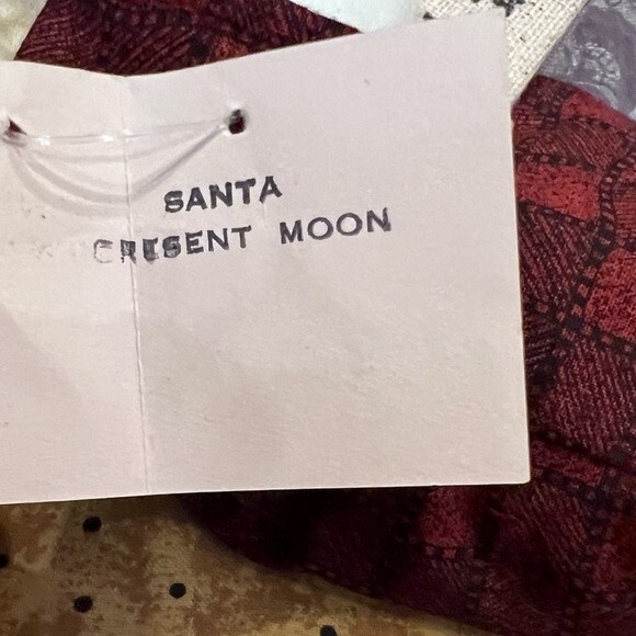 Vintage Santa Christmas Decoration Ozark Mountain Storybook Santa Crescent Moon - Picture 9 of 14